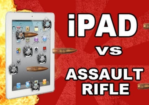 The New iPad VS Assault Rifle